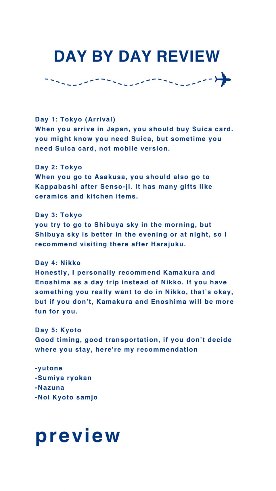 Sample review 2